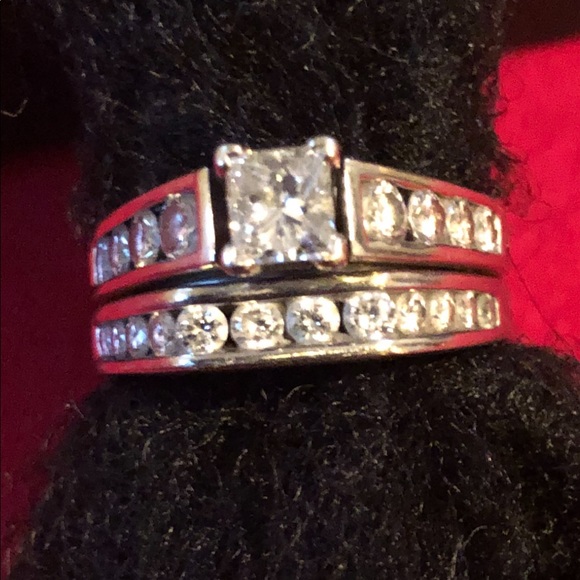 Jewelry - 1.5 ct White Gold Wedding Rings